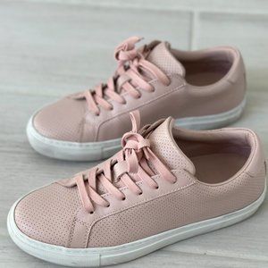 GREATS Brooklyn Royale Women's Size 6-7 Blush Pink Sneakers Made In Italy